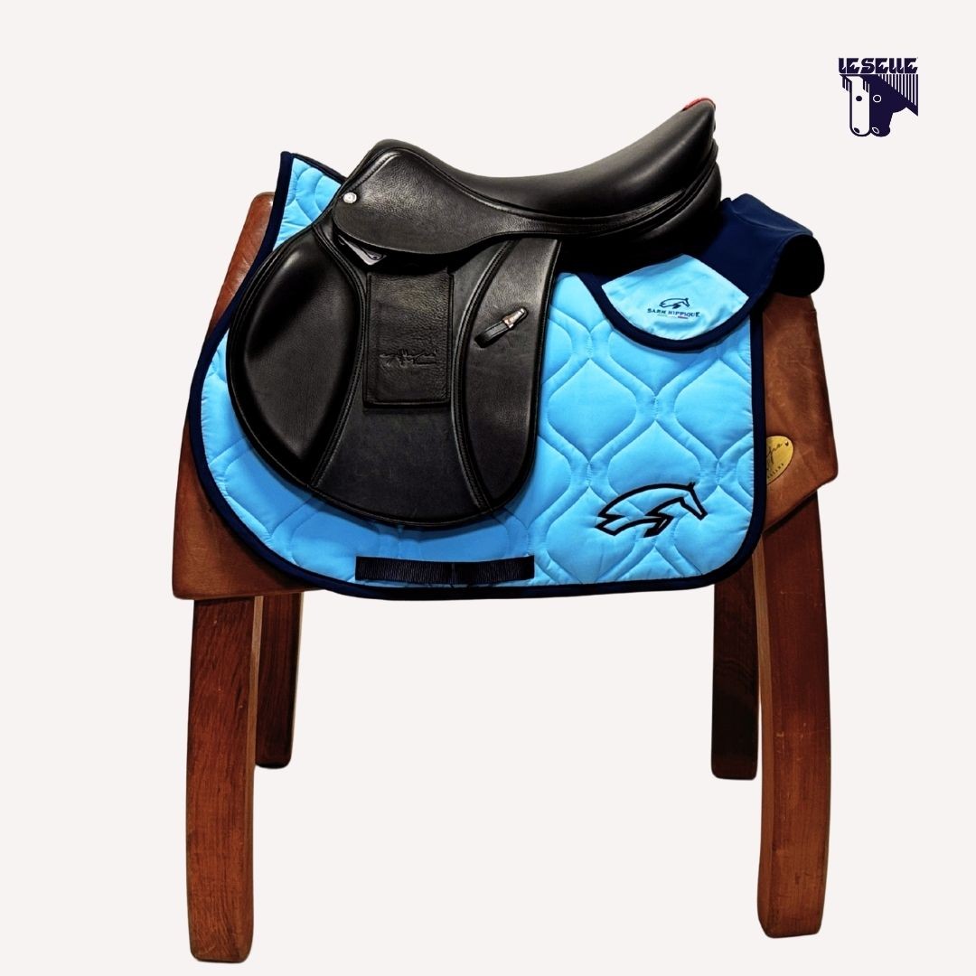 SOTTOSELLA E CUFFIETTA SARM HIPPIQUE - AZZURRO SCURO