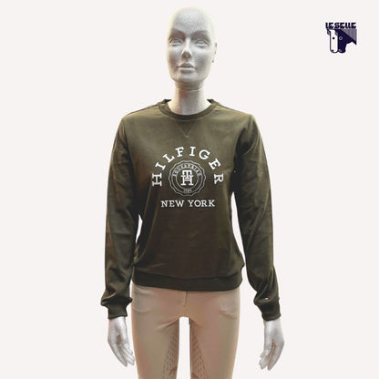 TOMMY HILFIGER EVANS SWEATSHIRT - OLIVE