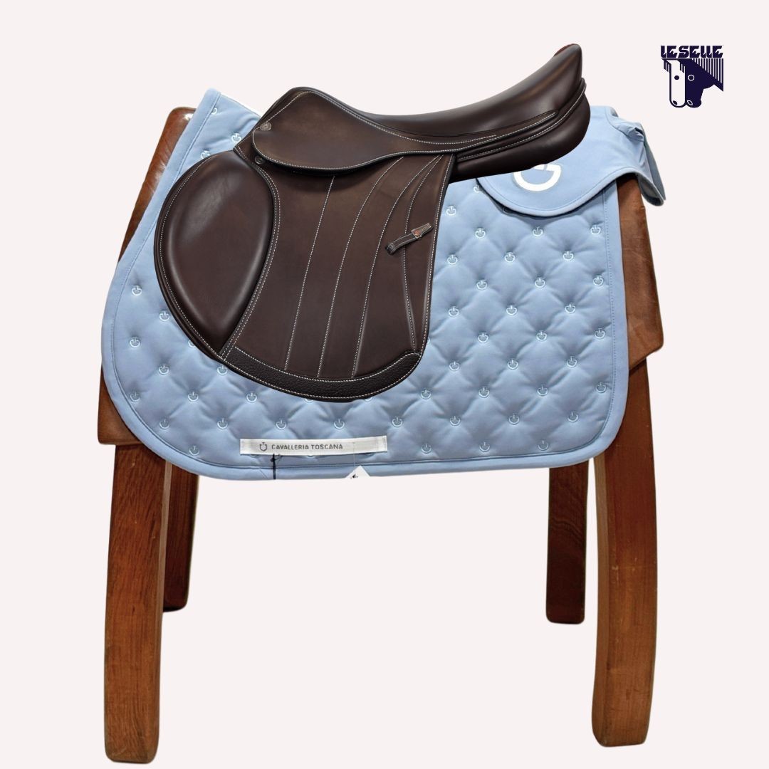 SET CT EMBROIDERY QUILTED - AZZURRO