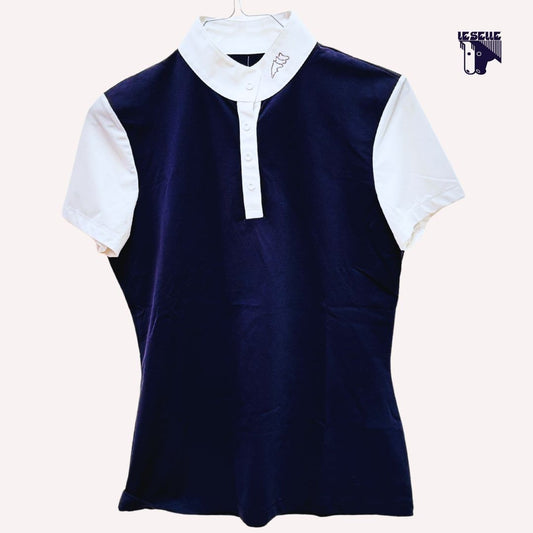 POLO CONCORSO DONNA EQUILINE M/C - BLU