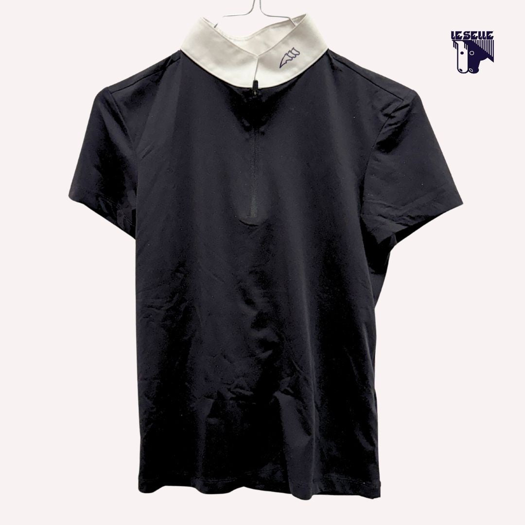 POLO CONCORSO DONNA EQUILINE M/C - NERA
