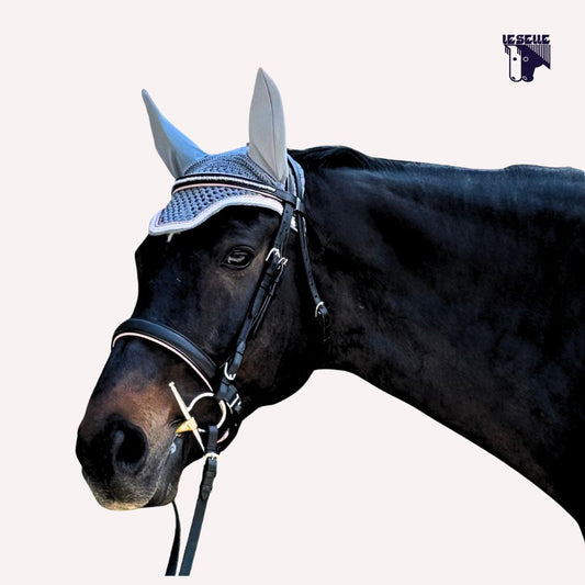 TESTIERA SELLERIA EQUIPE NERA - ROSA