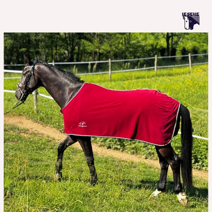 SARM FLEECE BLANKET - BORDEAUX