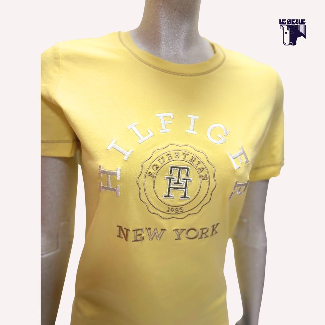TOMMY HILFIGER NEWPORT T-SHIRT - YELLOW