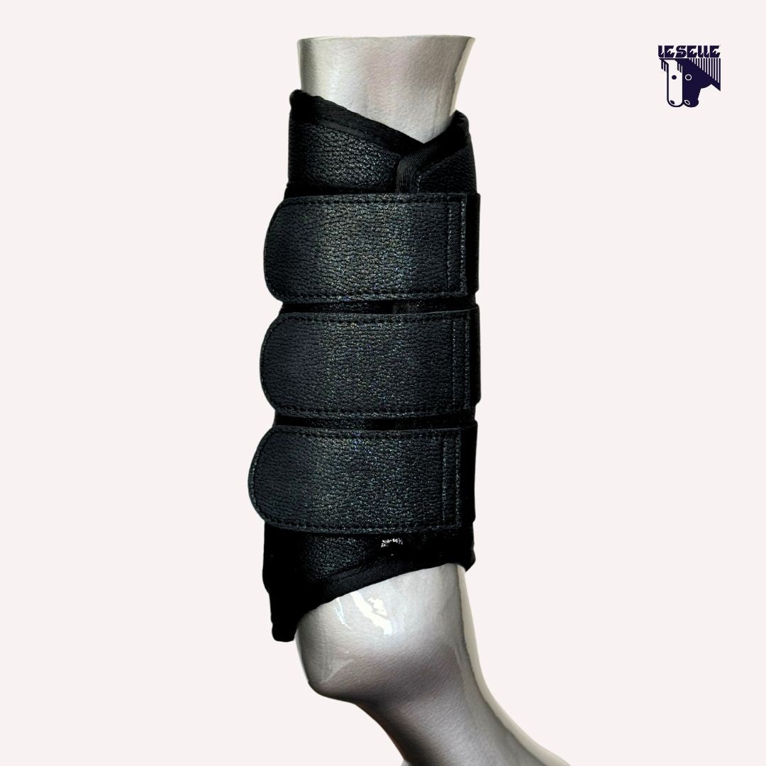 SILVERLINE BOOTS - BLACK LUREX
