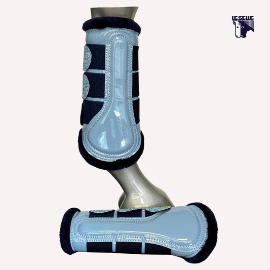 STINCHIERE SILVERLINE FAUXFUR - AZZURRO