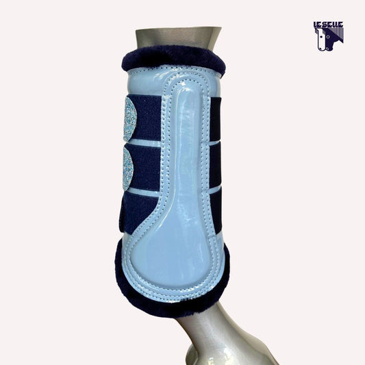 STINCHIERE SILVERLINE FAUXFUR - AZZURRO
