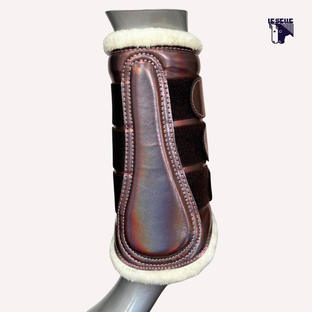 SILVERLINE FAUXFUR BOOTS - OLOGRAPHIC