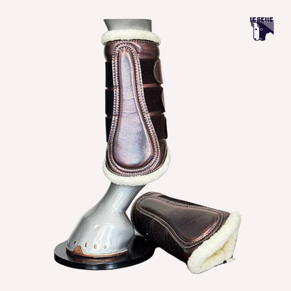 SILVERLINE FAUXFUR BOOTS - OLOGRAPHIC