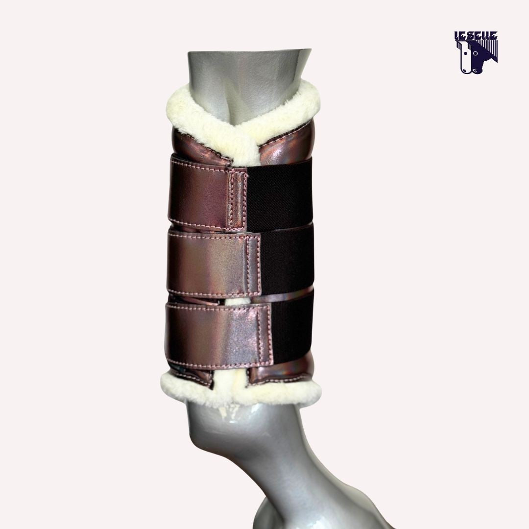 SILVERLINE FAUXFUR BOOTS - OLOGRAPHIC