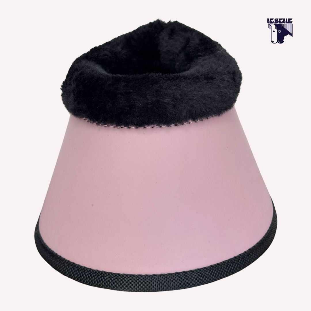 SILVERLINE FAUXFUR BELL BOOTS - ANTIQUE PINK