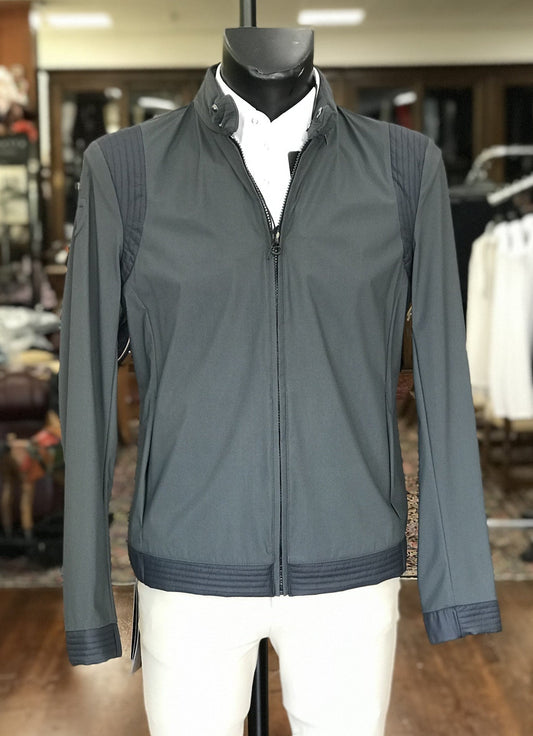 CT COATED JERSEY ZIP JACKET