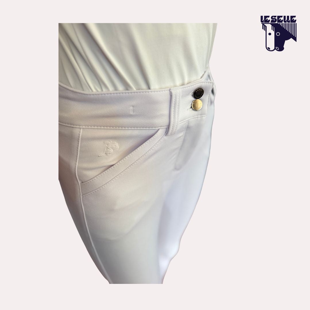 PANTALONE DA GARA FULL GRIP ANNA SCARPATI - BIANCO