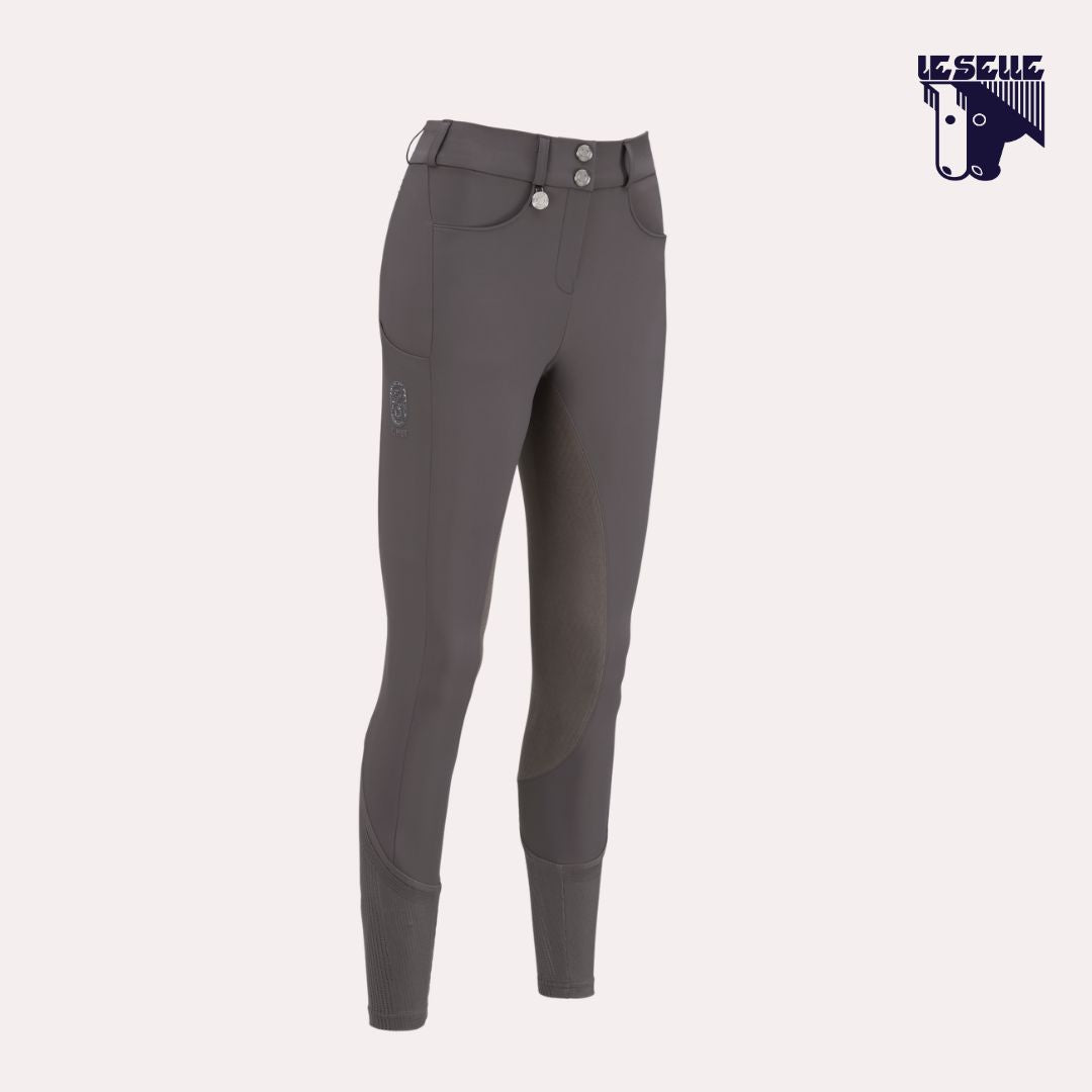 PANTALONE PIKEUR CEELINA FULL GRIP - GRIGIO