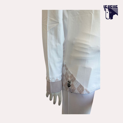 POLO ERIKA DA CONCORSO BIMBA EQUILINE - BIANCO