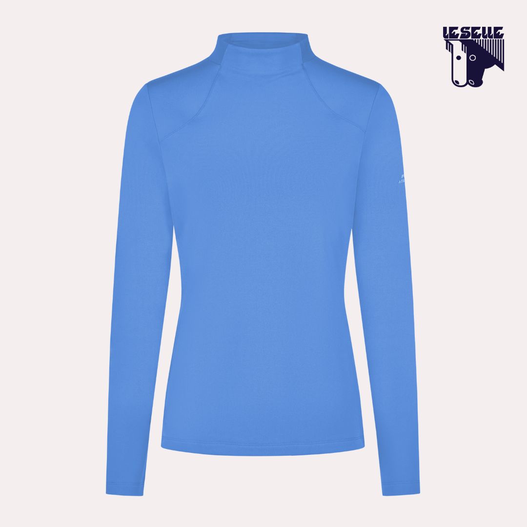 MAGLIA TERMICA PIKEUR ROLLNECK ATHLEISURE - AZZURRO