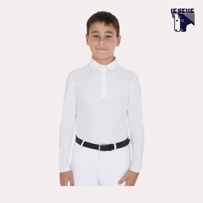 POLO DA CONCORSO BIMBO EQUESTRO - BIANCO