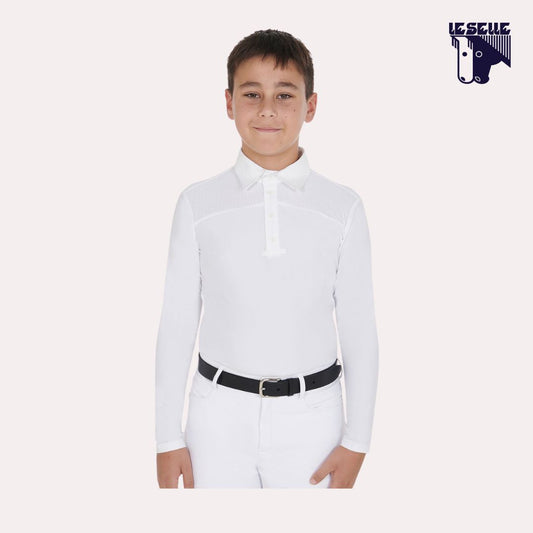 POLO DA CONCORSO BIMBO EQUESTRO - BIANCO