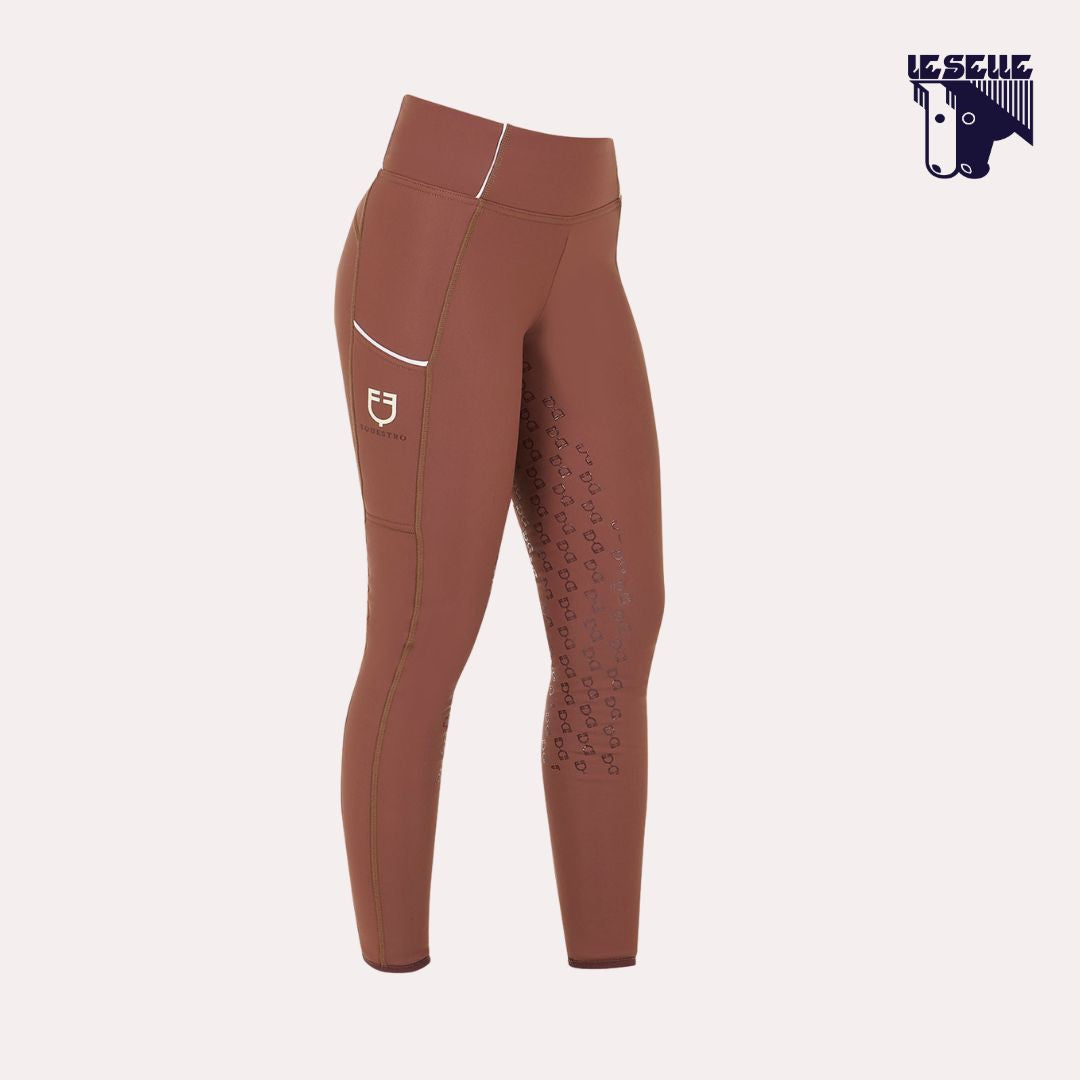 LEGGINGS EQUESTRO INVERNALI - MARRON GLACE