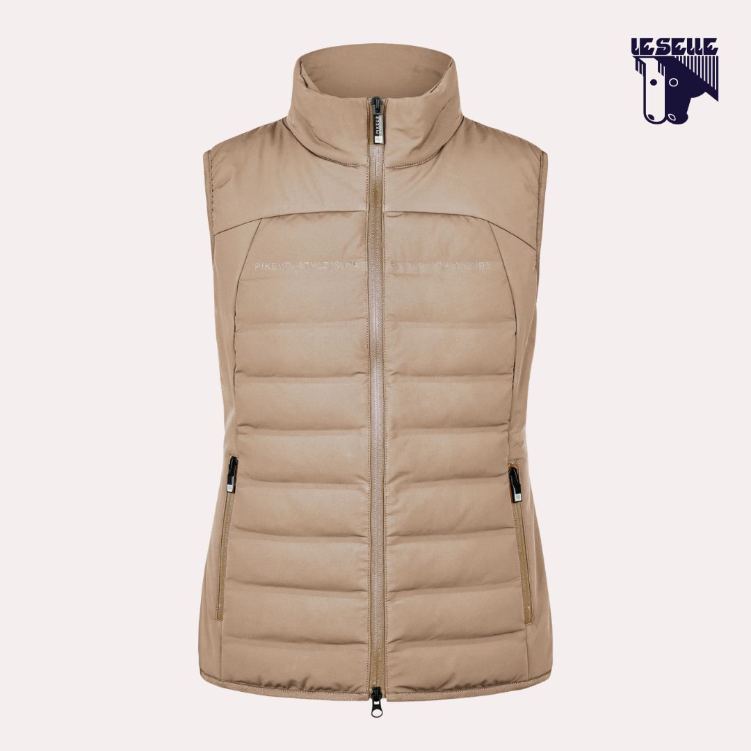 SMANICATO PIKEUR QUILTED FLEXVEST - BEIGE