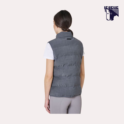 SMANICATO IN LANA EQUESTRO - GRIGIO