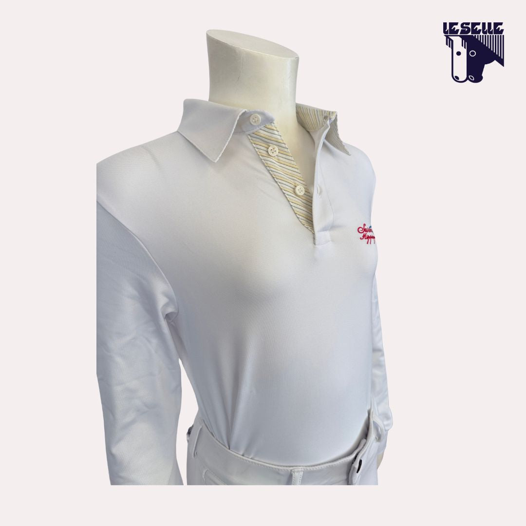 POLO DA CONCORSO BIMBO SARM HIPPIQUE - BIANCO