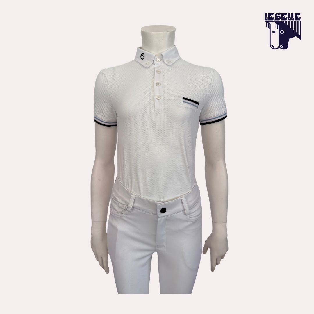 POLO TECH NET DA CONCORSO BIMBO CAVALLERIA TOSCANA - BIANCO
