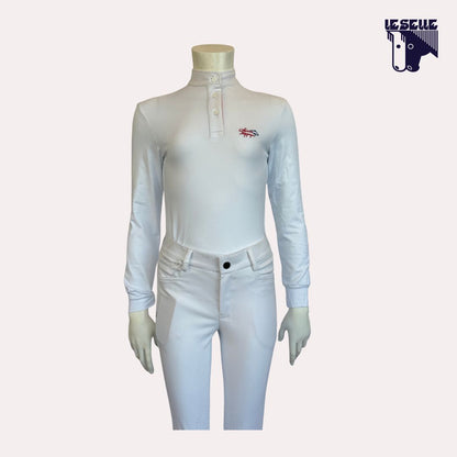 POLO DA CONCORSO BIMBA SARM HIPPIQUE - BIANCO