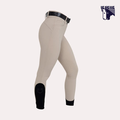PANTALONI GRIP AL GINOCCHIO EQUESTRO - BEIGE