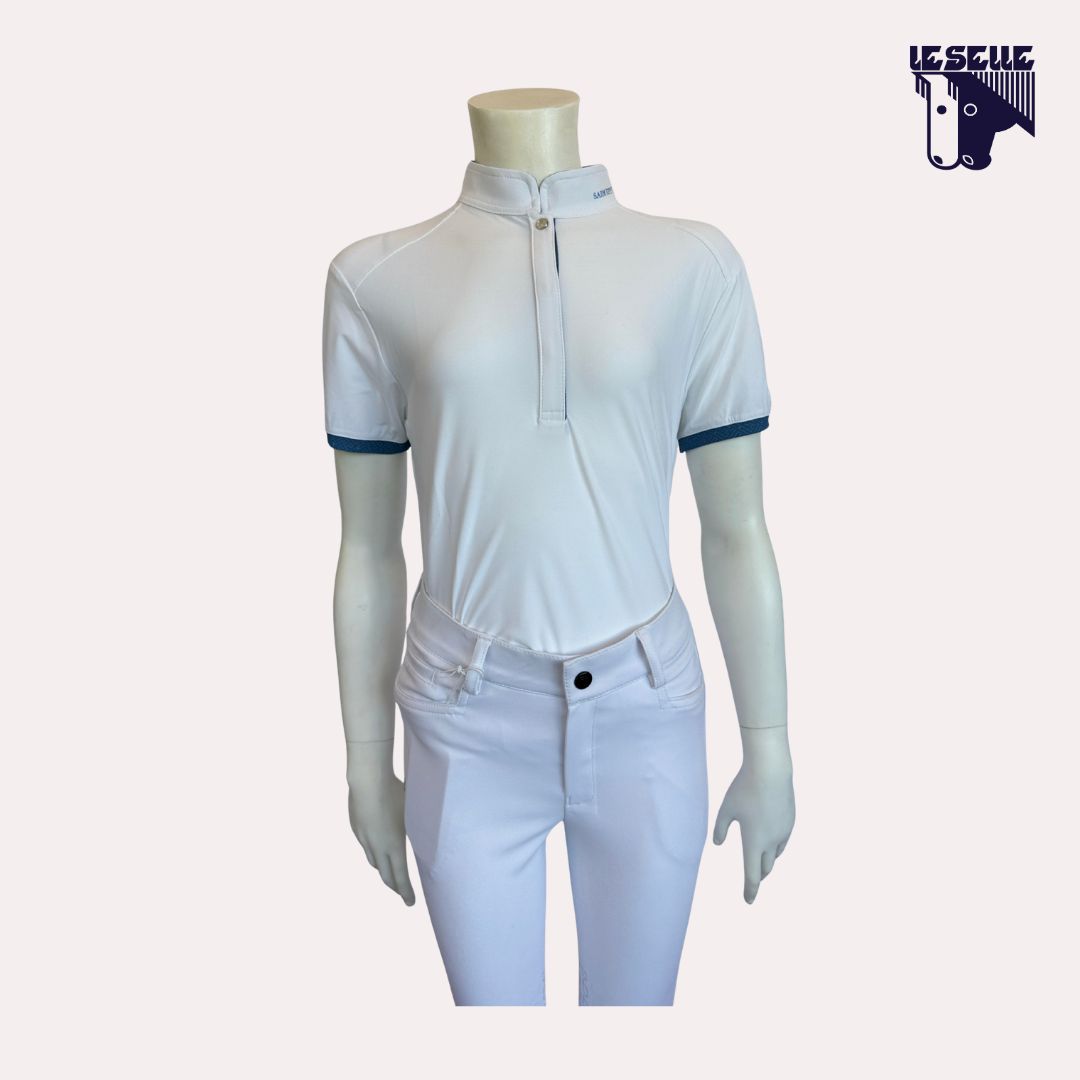 POLO ARIA DA CONCORSO BIMBA SARM HIPPIQUE - BIANCO