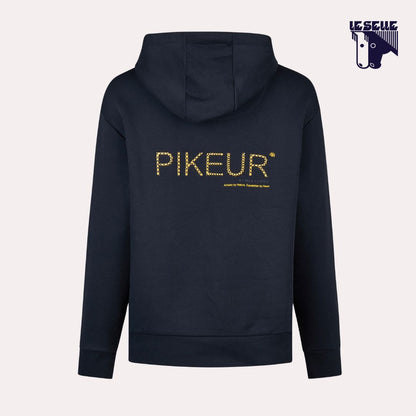 FELPA PIKEUR HOODY ATHLEISURE - BLU