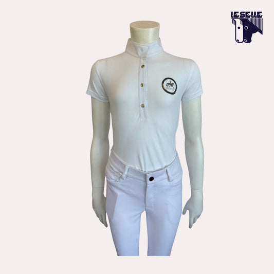 POLO TURNIER DA CONCORSO BIMBA PIKEUR - BIANCO