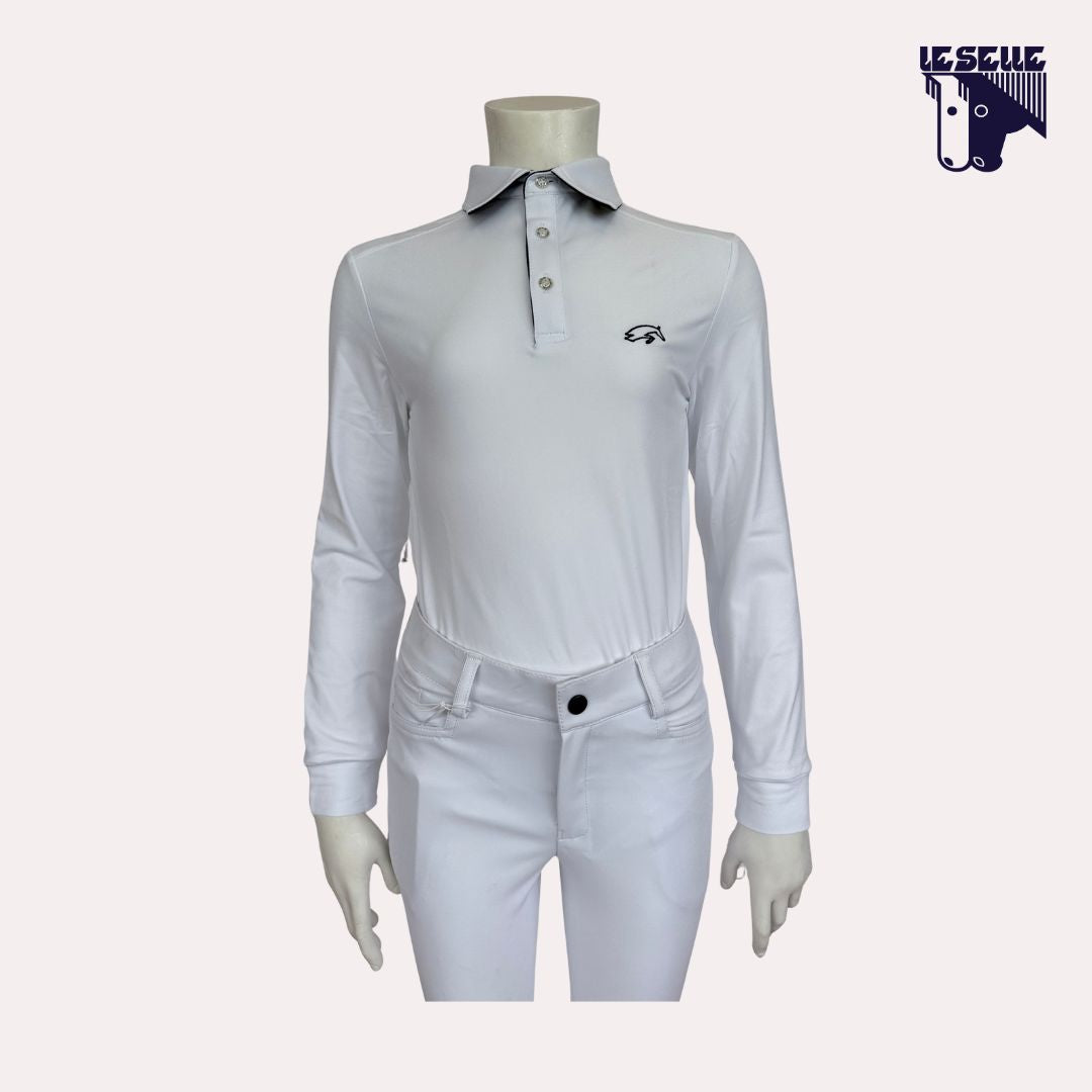 POLO ANTON DA CONCORSO BIMBO SARM HIPPIQUE - BIANCO