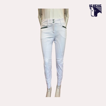 PANTALONE N57 DA GARA FULL GRIP ANIMO - BIANCO