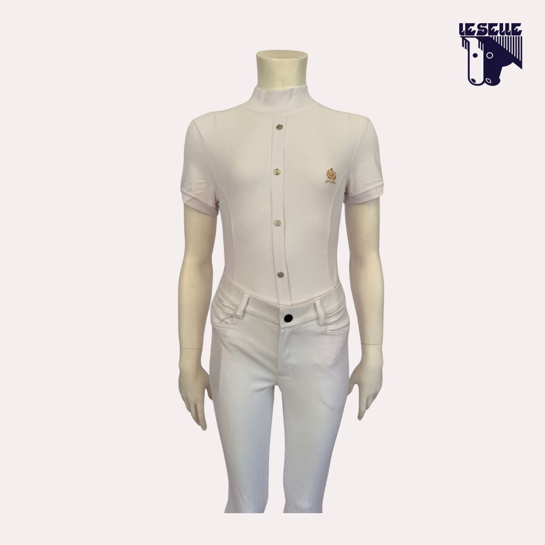 POLO DA CONCORSO BIMBA SARM HIPPIQUE - BIANCO