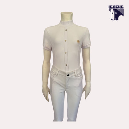POLO DA CONCORSO BIMBA SARM HIPPIQUE - BIANCO