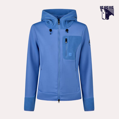 FELPA PIKEUR ALPINETHERMO FLEECE - AZZURRO