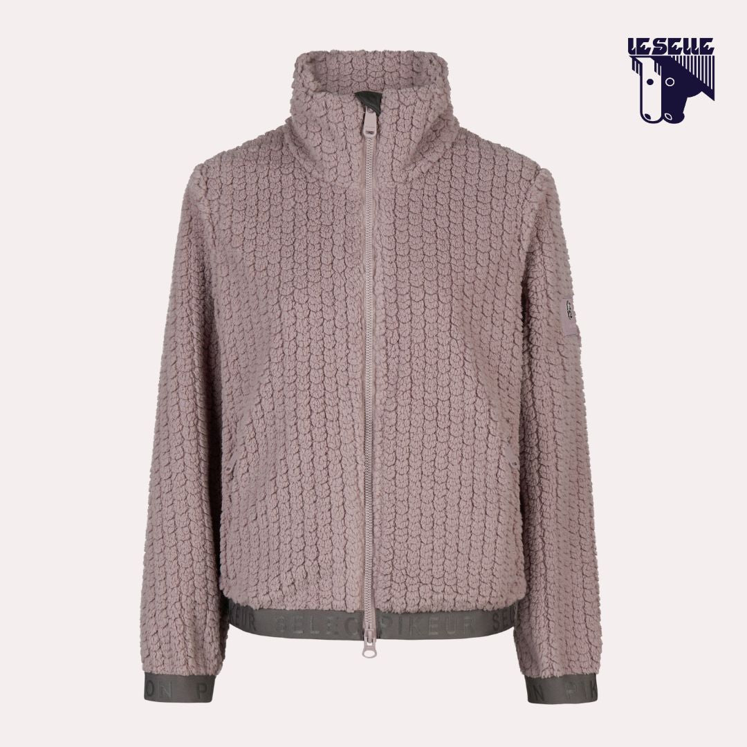 FELPA PIKEUR VELVETKNIT - MAUVE
