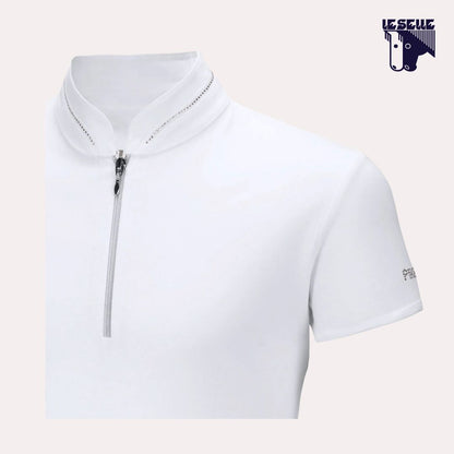 POLO LYNN DA CONCORSO BIMBA PIKEUR - BIANCO