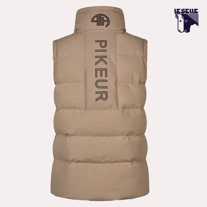 PUKEUR QUILTED RIDING VEST - BEIGE