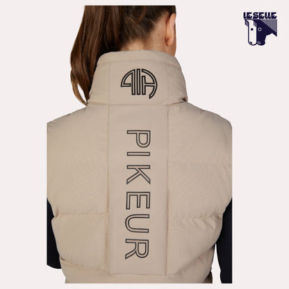 PUKEUR QUILTED RIDING VEST - BEIGE