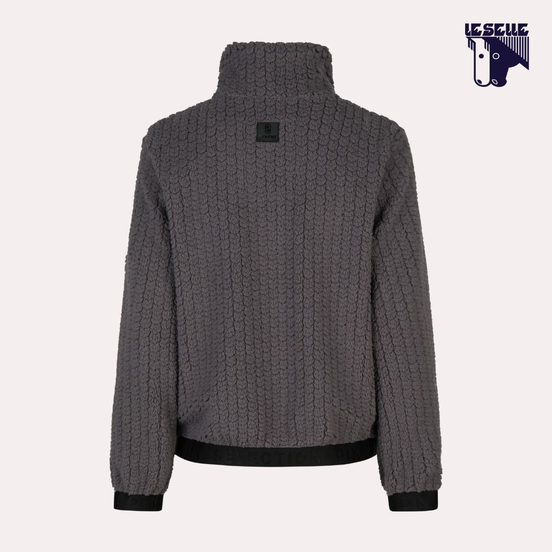 FELPA PIKEUR VELVETKNIT - GRIGIO