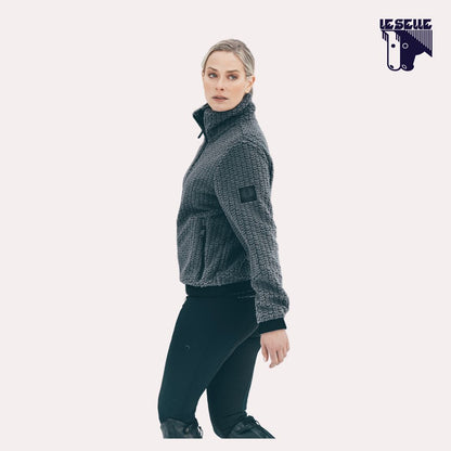 FELPA PIKEUR VELVETKNIT - GRIGIO