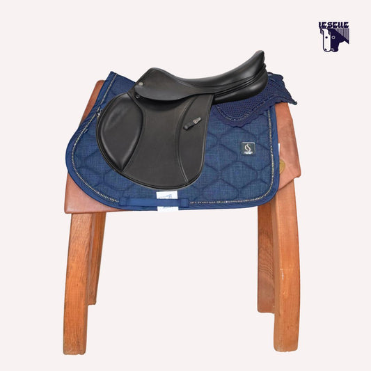 SOTTOSELLA E CUFFIETTA ESKADRON BOUCLÉ CRYSTAL - BLU