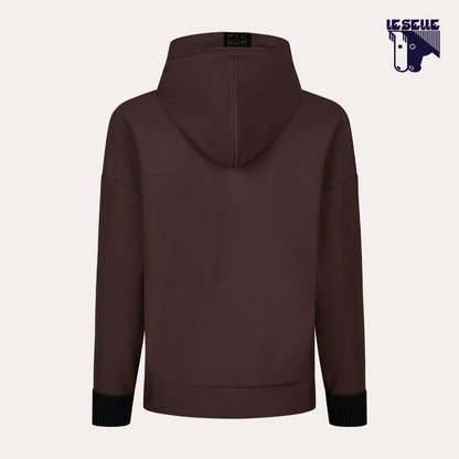 PIKEUR PLUSHLUXE HOODY - MARRONE