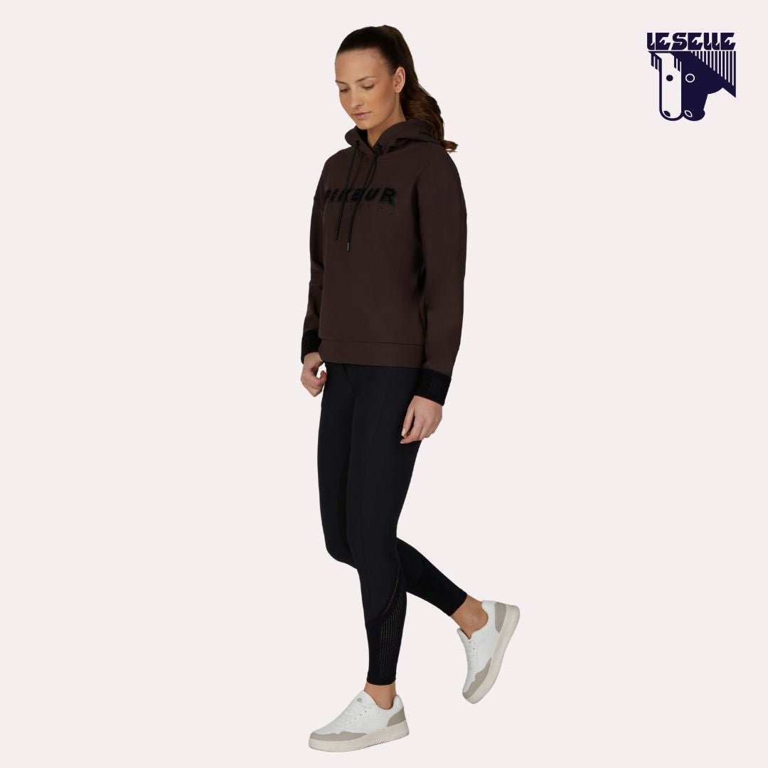 PIKEUR PLUSHLUXE HOODY - MARRONE