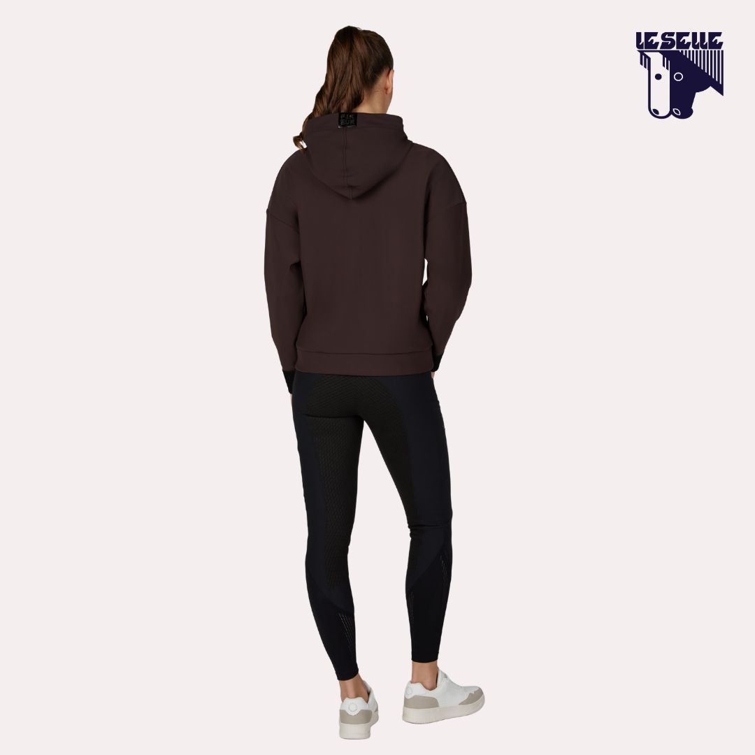 PIKEUR PLUSHLUXE HOODY - MARRONE