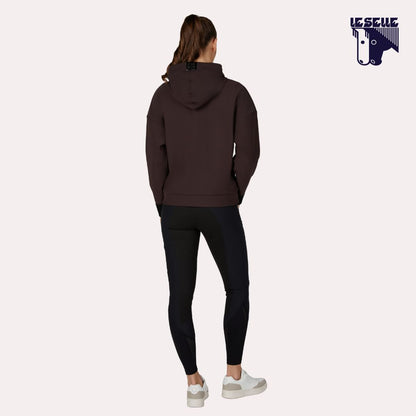 PIKEUR PLUSHLUXE HOODY - MARRONE