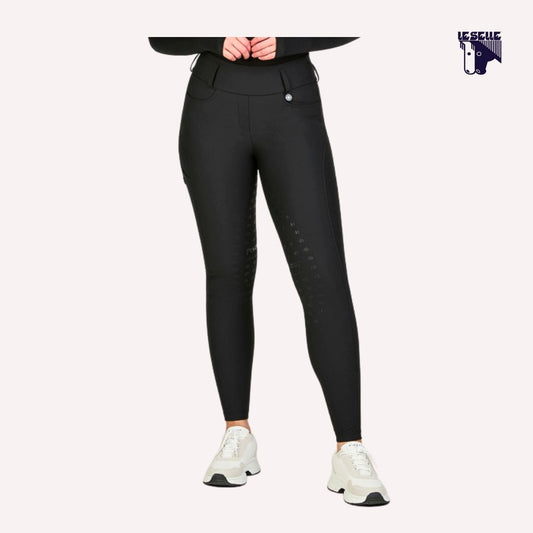 LEGGINGS PIKEUR MALIA - NERO