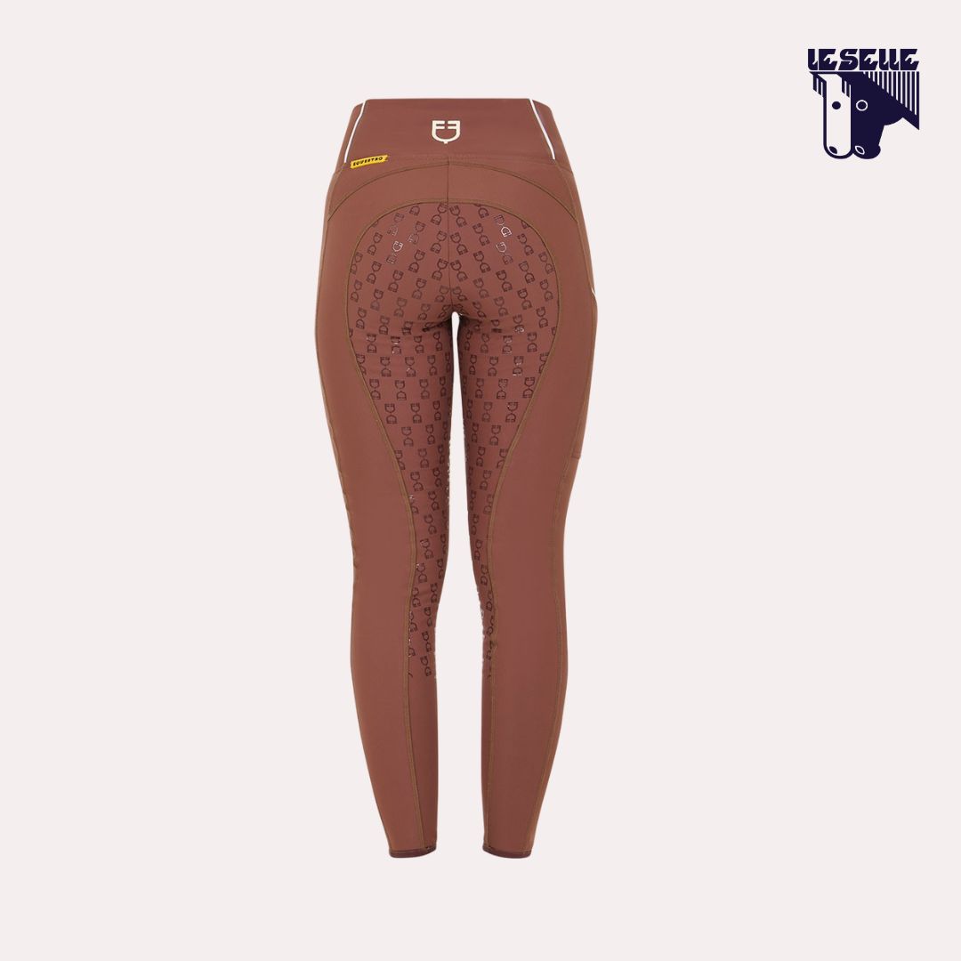 LEGGINGS EQUESTRO INVERNALI - MARRON GLACE